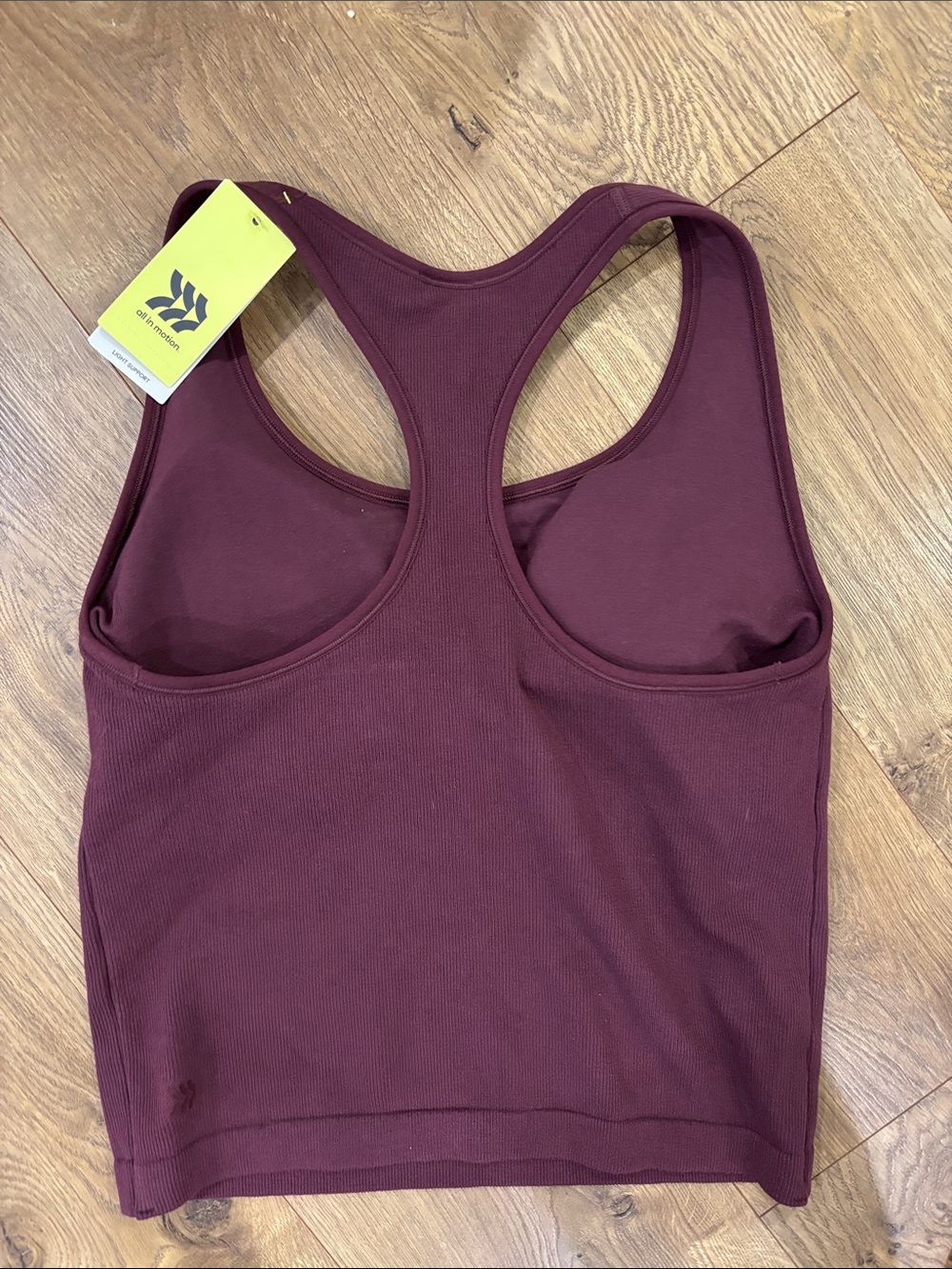 All in Motion Ribbed Tank Top – XXL Seamless Racerback Ribbed Tank - Picture 8 of 9